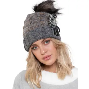 Women's Pom Pom Beanie Admas image-3