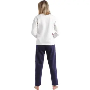 Schlafanzug Sweatshirt und Hose Damen Admas Minnie Zigzag Disney image-1