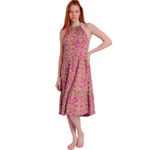 Women’s Mid-Length Backless Summer Dress Admas image-0