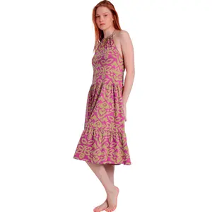 Women’s Mid-Length Backless Summer Dress Admas image-2