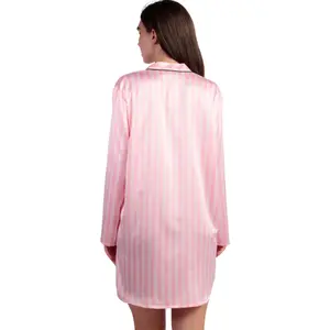 Chemise de nuit manches longues femme Admas Barbie Elegant image-1