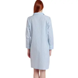 Nachthemd mit langen Ärmeln für Damen Admas Stripes Home image-1