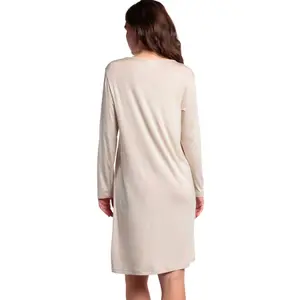Long Sleeve Nightdress Women Admas Lisos image-1