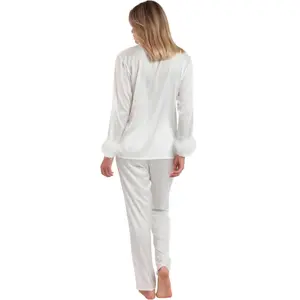 Women's Pyjama Shirt and Trousers Admas Plumas Marabu Luxe image-1