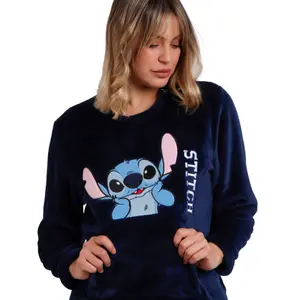 Pigiami da donna Admas Stitch Faces Disney image-3