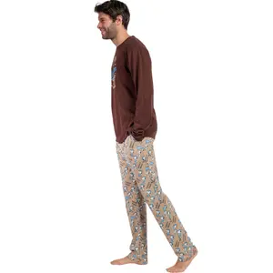 Pyjamas med långa ärmar och byxor Admas Varsity Squad Peanuts image-2