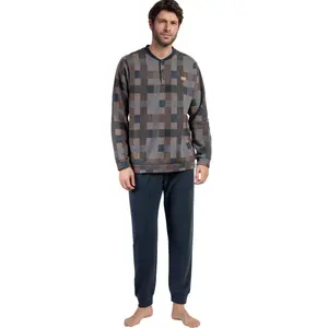 Pijama de manga larga y pantalón Admas Rectangles Antonio Miro