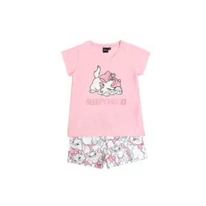 Pyjama T-shirt en Short Meisje Admas Sleepy Marie Disney image-0