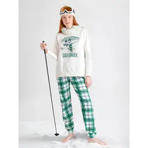 Pigiama a maniche lunghe e pantaloni donna Admas Ski Mouse Disney image-3