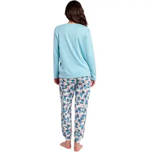 Pigiama a maniche lunghe e pantaloni donna Admas Stitch And Angel Disney image-1