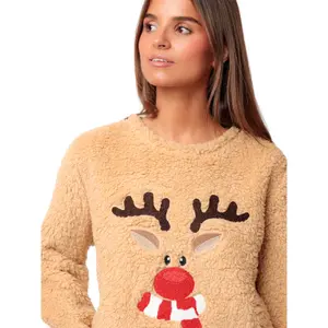 Pyjama top e pantaloni donna Admas Reindeer image-3