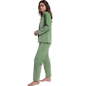 Pigiama a maniche lunghe e pantaloni donna Admas Home image-2