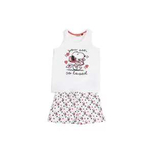 Mädchen-Pyjama Admas Peanuts In My Heart image-0