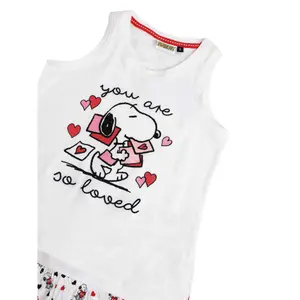 Mädchen-Pyjama Admas Peanuts In My Heart image-3