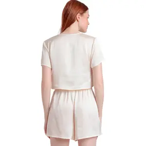 Pijama top y short de satén mujer Admas Sweet Luxe image-1