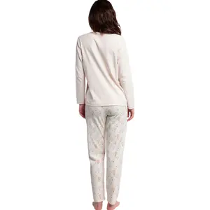 Pigiama top maniche lunghe e pantaloni alto maniche lunghe e pantaloni donna Admas Enjoy Every Moment image-1