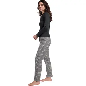 Women's Long Sleeve Top and Long Trousers Pyjama Admas Houndstooth image-2