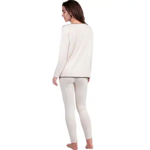 Pigiama a maniche lunghe e leggings donna Admas Elegant At Home image-2