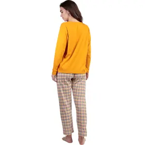 Pigiama top polo a maniche lunghe e pantalone donna Admas LouLou Returns image-1