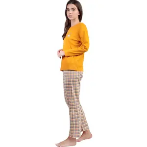 Pigiama top polo a maniche lunghe e pantalone donna Admas LouLou Returns image-2