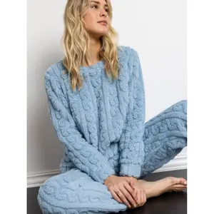 Pyjama met lange mouwen top en lange mouwen broek dames Admas Chains image-3