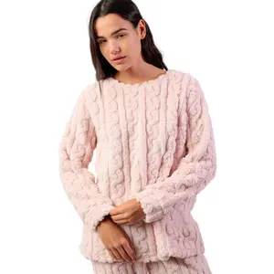 Pyjama met lange mouwen top en lange mouwen broek dames Admas Chains image-3