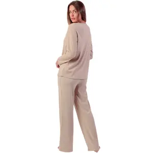 Pigiama a maniche lunghe e pantaloni donna Admas Supersoft image-1