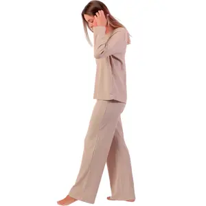 Pigiama a maniche lunghe e pantaloni donna Admas Supersoft image-2