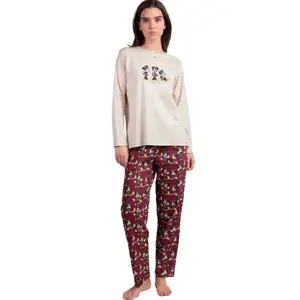 Pigiama polo maniche lunghe e pantalone donna Admas Minnie Mouse Disney image-0