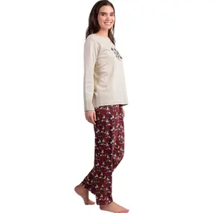 Pigiama polo maniche lunghe e pantalone donna Admas Minnie Mouse Disney image-2