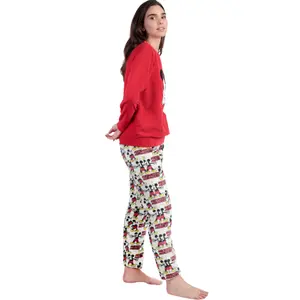 Pyjama haut manches longues et pantalon femme Admas Best Mickey Disney image-2