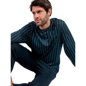 Pijama polo de manga larga y pantalón Admas Italic image-3
