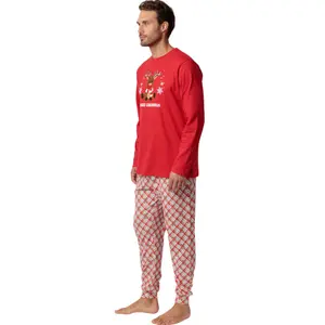 Pyjamas med långa ärmar och byxor Admas Reindeer image-2