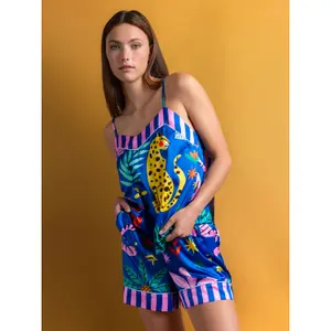 Pijama caracol y short mujer Admas Luxe Sauvage image-2