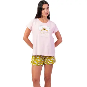 Pigiama t-shirt e pantaloni corti donna Admas Winnie Sleep Disney image-0