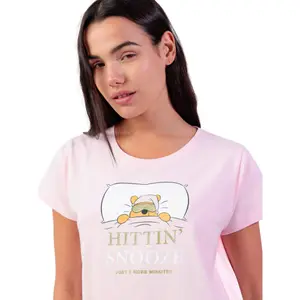 Pigiama t-shirt e pantaloni corti donna Admas Winnie Sleep Disney image-2