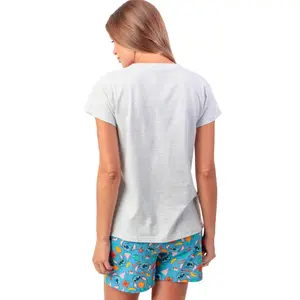 Pigiama fantasia t-shirt e shorts donna Admas Stitch Beach Disney image-1