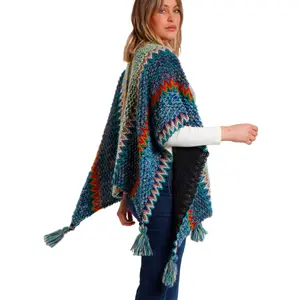 Poncho aperto donna Admas Azteca image-2