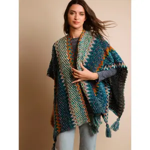 Poncho aperto donna Admas Azteca image-3