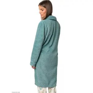 Polaire da interno lunga donna Admas Soft Peacock image-1