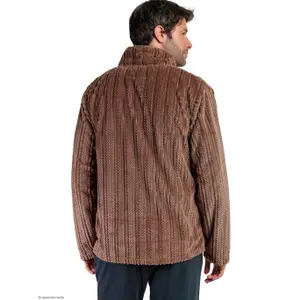 Polaire da interni con zip donna Admas Cinnamon image-1