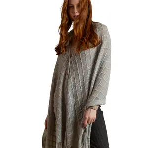 Long Women's Poncho Admas Punto image-2