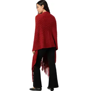 Poncho long femme Admas Punto image-1