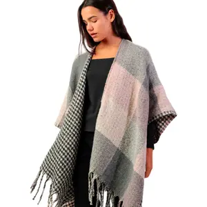 Poncho woman Admas Cuadros image-2