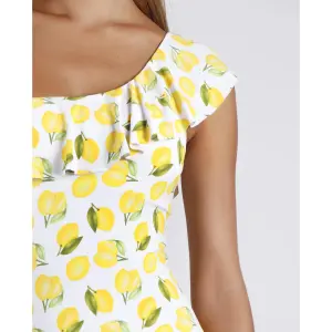 Eén Delige Badpak met Ruffles voor Dames Admas image-3