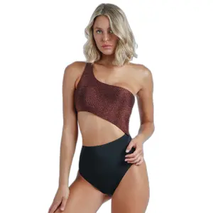 Women's asymmetrical 1-piece swimsuit Admas Night Summer
