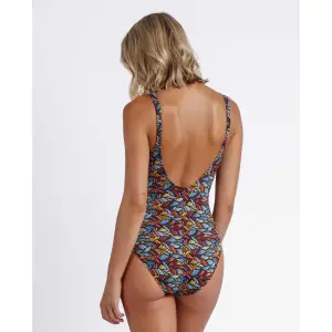 Dames zwempak uit 1 stuk Admas Ethnic Feathers image-2