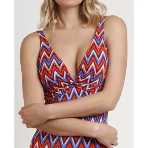 Draperad baddräkt för kvinnor Admas Ethnic Waves image-3