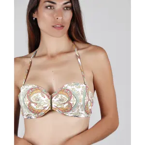 Costume da bagno a fascia 2 pezzi da donna Admas Paisley image-3