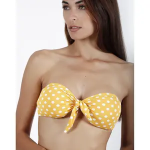 Fato de banho de bandeau de 2 peças para mulheres Admas Life Dots image-3